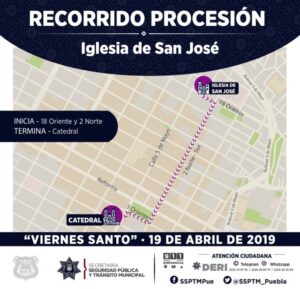 Habrá operativo de seguridad en Puebla capital por Semana Santa