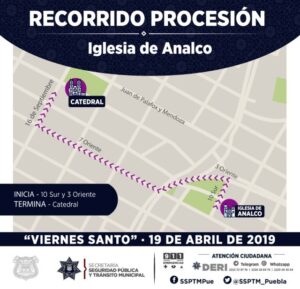 Habrá operativo de seguridad en Puebla capital por Semana Santa