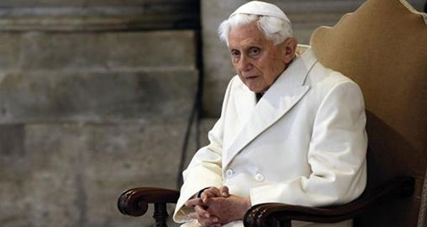 Pederastia en la Iglesia se deben a revolución sexual: Benedicto XVI