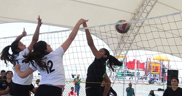 Poblanos se preparan para Torneo Nacional de Voleibol de Antorcha