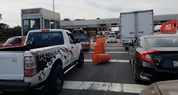 México-Puebla, entre las de mayor aforo vehicular en inicio de Semana Santa