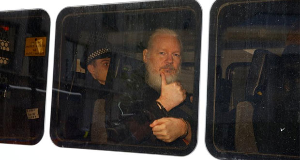 Tras 7 años, apresan en Londres a Assange, fundador de Wikileaks