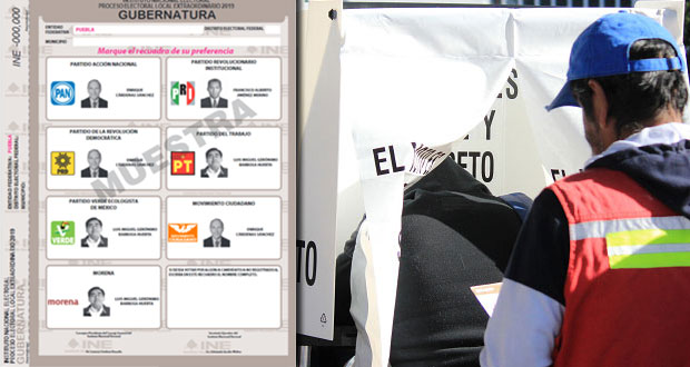 Así se verá la boleta para la nueva elección de gobernador en Puebla