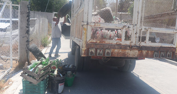 Realizan descacharramiento en Tepexi para combatir chikungunya