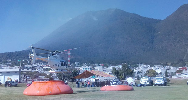 Tras 5 días, continúa labor para sofocar incendio en cerro El Pinal