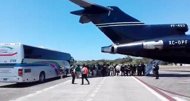 Desde Veracruz, deportan a 204 hondureños por estancia irregular