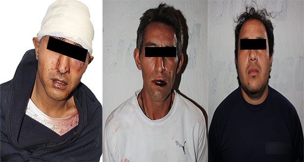 Detiene a tres por robo a casa y portación ilegal de arma