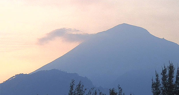 Reporta PC ligero incremento de exhalaciones del Popocatépetl