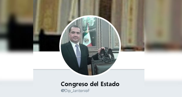 Congreso de Puebla advierte sobre cuenta de falso diputado