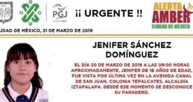 Tras 6 días desaparecida, hallan en CDMX muerta a alumna del CCH