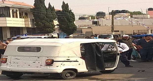 Ejecutan a comandante de la policía de Acatzingo; iba en mototaxi