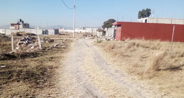 Con apoyo de Antorcha, vecinos de Santa Catarina piden drenaje