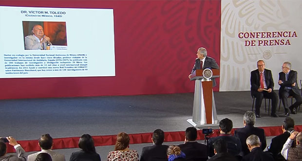 AMLO designa a Toledo Manzur como nuevo titular de Semarnat