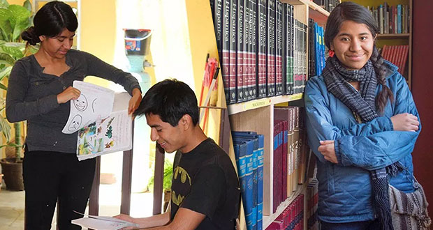 Estudiante de la UNAM crea biblioteca comunitaria en la Sierra Mixe