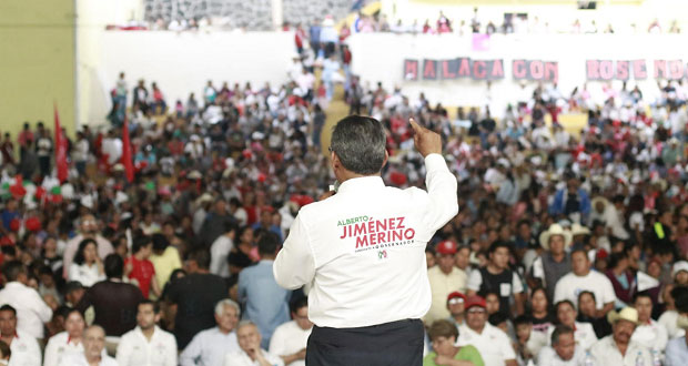 Jiménez Merino cierra campaña y pide a indecisos sumarse a su propuesta