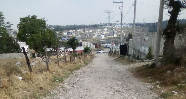 Antorcha pide pavimentación en colonia Ampliación Santa Catarina