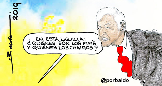 Caricatura: AMLO y la liguilla