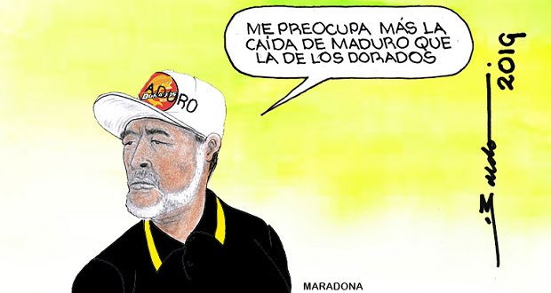 Caricatura: Las prioridades de Diego