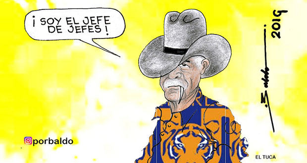 Caricatura: Tuca el "jefe de jefes"