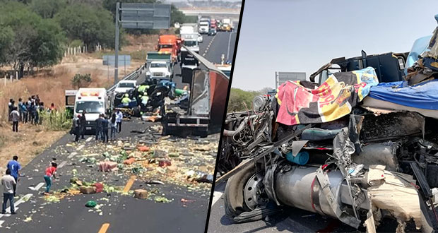 Choque en la Cuacnopalan-Oaxaca deja una persona muerta