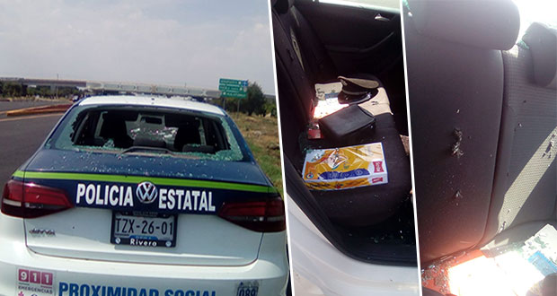 Disparan contra policías estatales en la México-Puebla