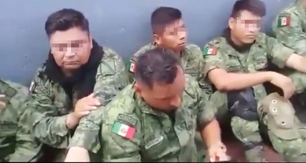 En Michoacán, retienen a soldados para exigirles que devuelvan armas