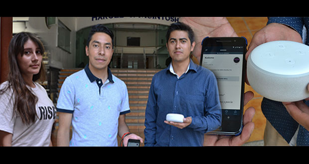 Estudiantes de BUAP crean asistente virtual para niños invidentes