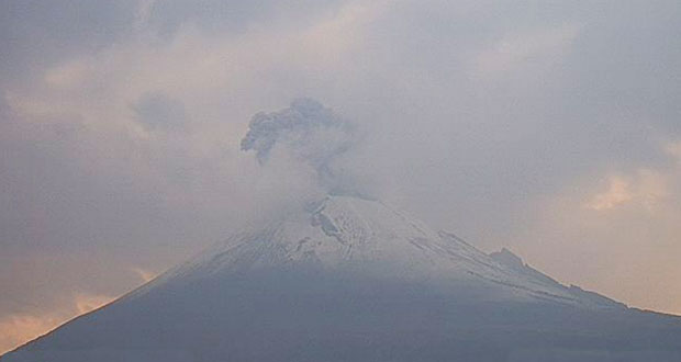 Explosión en Popo deja columna de 800 metros; semáforo, amarillo 3