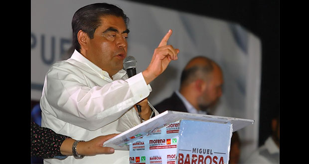 Quitar fuero y revocación de mandato, anuncia Barbosa de llegar al gobierno
