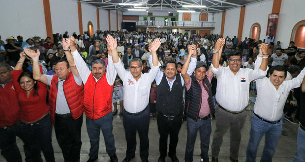 Militantes de PVEM, Morena y MC se suman a Jiménez Merino