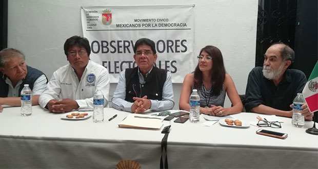 Organizaciones desplegarán 118 observadores en elección de Puebla