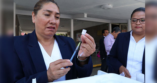 Aplicarán en Puebla vacuna contra VPH en 2ª Semana Nacional de Salud
