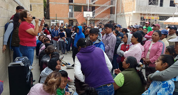 Colonia poblana necesita agua potable, luz y dignificación, señalan