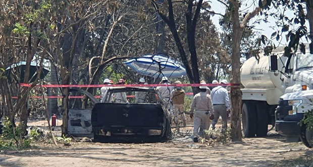Toma clandestina en ducto de Pemex causa incendio en Chiapas
