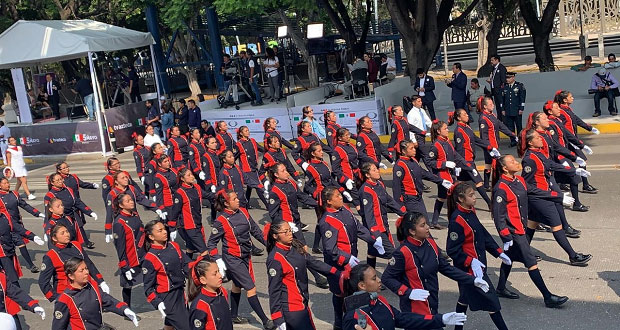 SSP reporta saldo blanco tras desfile cívico-militar del 5 de Mayo