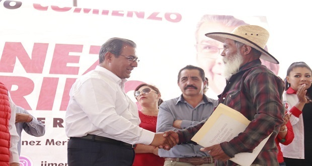 Jiménez Merino se compromete a conectar Tianguistenco y El Verde