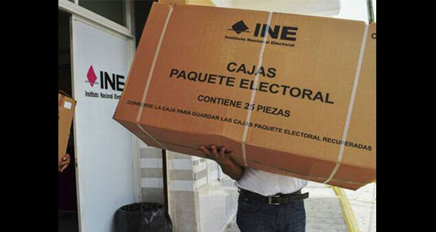 Entregado, más del 72% de paquetes electorales en Puebla