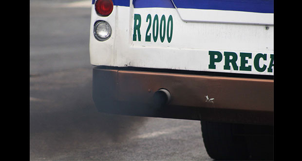 Retiran de circulación a transporte público que contamina