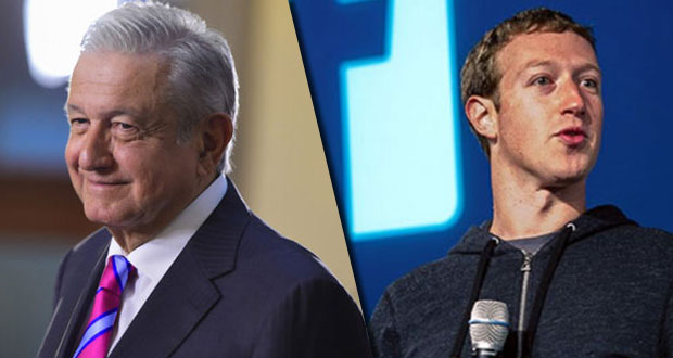 AMLO pide a Zuckerberg apoyo para llevar internet a mexicanos pobres