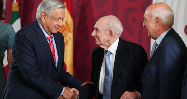 Siempre vamos a proteger a migrantes: AMLO a 80 años de exilo español