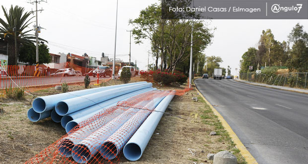 Con permiso del INAH, Agua de Puebla continúa obra en Los Fuertes