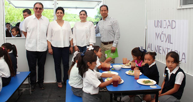 Bienestar reactiva unidades móviles alimentarias para Puebla