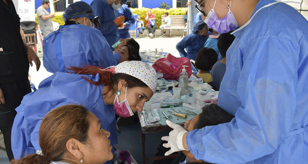 DIF municipal de Cuautlancingo realiza dos jornadas de salud bucal