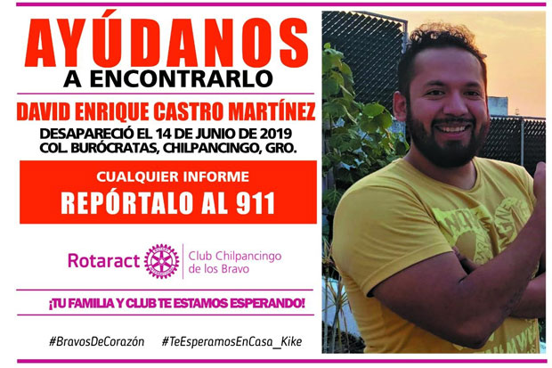 Reportan desaparición de joven en Guerrero y piden activar protocolos