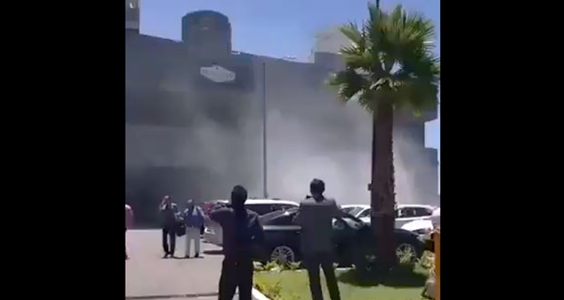 Evacuan torre Natyvo por incendio en plaza Aventura