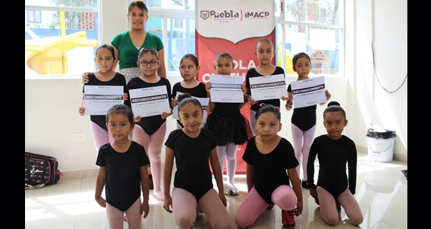 Finalizan talleres de primavera Crecer con Arte en Puebla capital