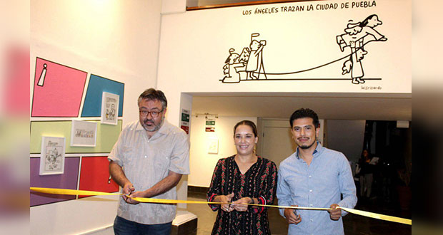 Inauguran exposición de cómics sobre Puebla en Teatro de la Ciudad