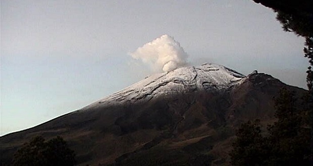 Menor actividad del Popocatépetl, reporta Protección Civil