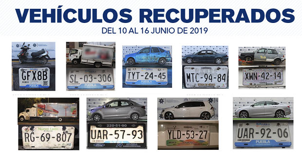 Recuperan 13 vehículos robados y aseguran 9 relacionados con delitos