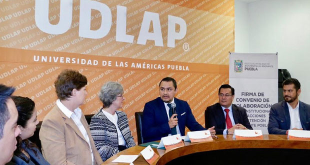 SGG y Udlap renuevan convenio en apoyo a migrantes